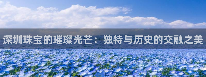 新宝5新宝6顺达：深圳珠宝的璀璨光芒：独特与历史的交融之美