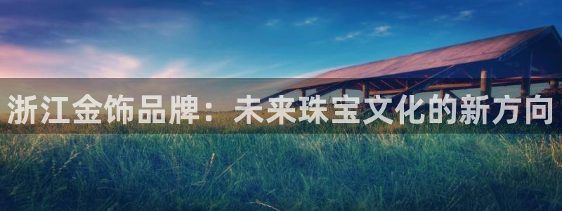 菲律宾新宝5老板：浙江金饰品牌：未来珠宝文化的新方向
