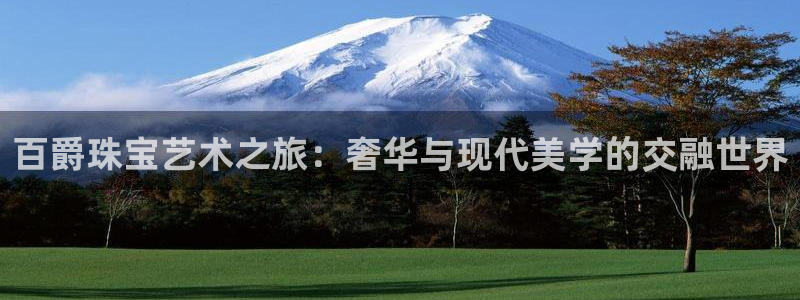 新宝5娱乐：百爵珠宝艺术之旅：奢华与现代美学的交融世界