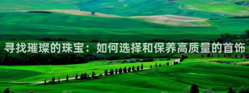 新宝5登录网址：寻找璀璨的珠宝：如何选择和保养高质量的首饰