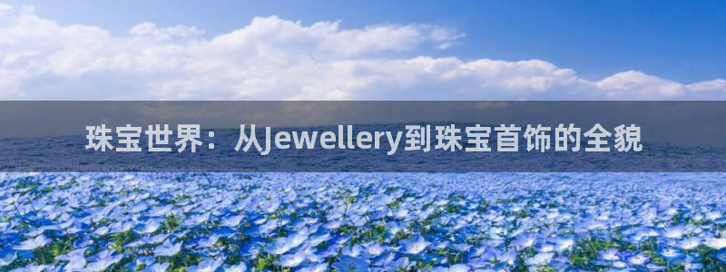 新宝5源码：珠宝世界：从Jewellery到珠宝首饰的全貌